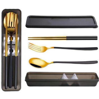 Chopsticks Spoon Fork Set Flatware