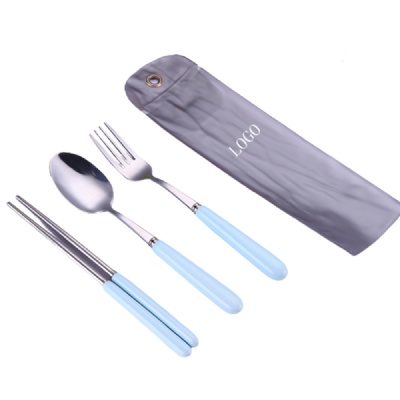 Chopsticks Spoon Fork Set of 3 Flatware