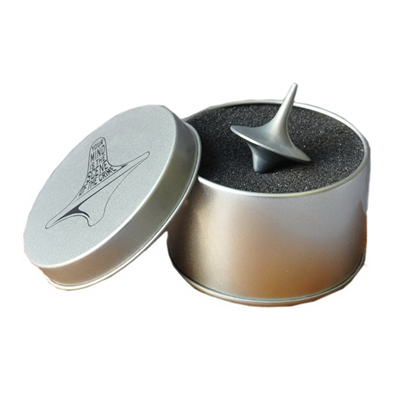 Spinning Top With Metal Box