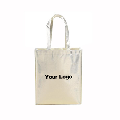 Metallic Non-woven Totes Reusable Bags