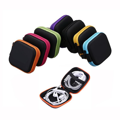 Square Earbuds Case Storage Pouch Earphone Box Headset Bag