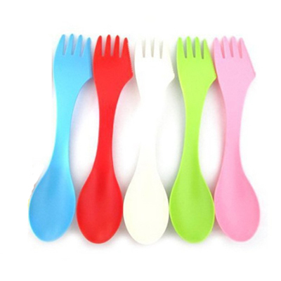 3 in 1 Fork Spoon Spork Multi-functional Color Flatware