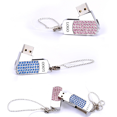 2GB Rhinestone USB Flash Drive