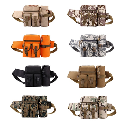 Camouflage Sports Kettle Waist Packs Travel Bags