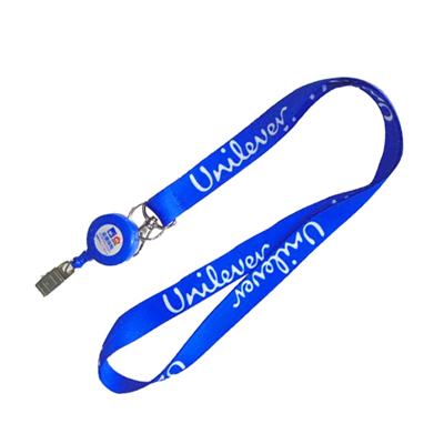 Lanyard With Retractable Helix Badge Holder