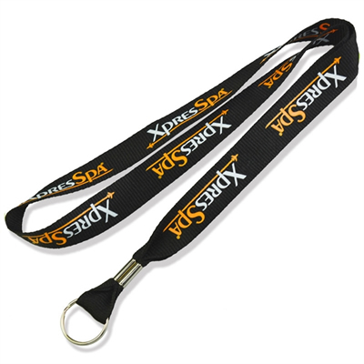 Non-Breakaway Polyester Lanyard with Split Ring