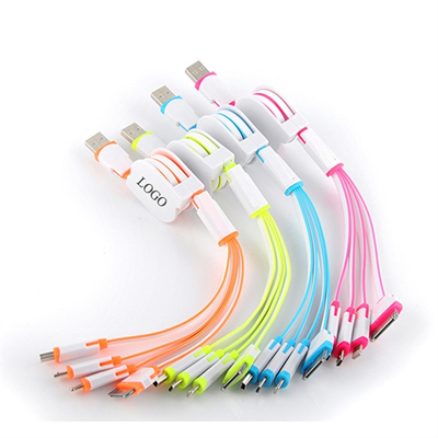 Retractable 4 in 1 USB Multiple Charger Cable