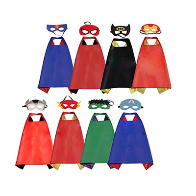 Superhero Dress Up Costumes Capes With Mask