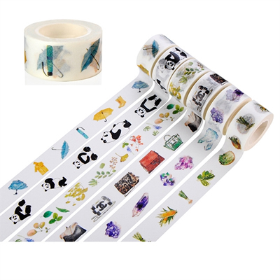 Decorative Paper Self-adhensive Pattern Sticky Notes In Roll