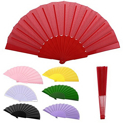 Handheld Fabric Folding Fan