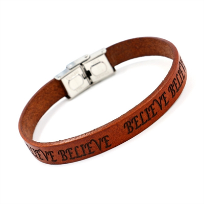 Unisex Leather Wristband Bracelet