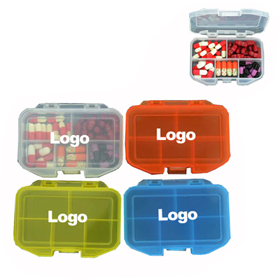 5 Compartment Pill Case Vitamin Pocket