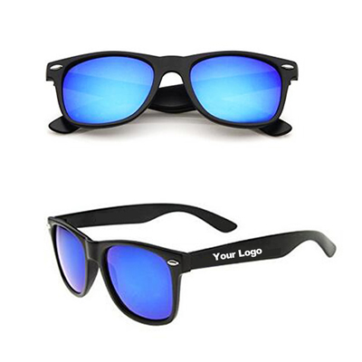 Classic Rimmed Mirror Lens Polarized Sunglasses