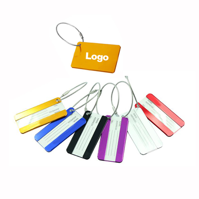 Aluminium Travel Suitcase Luggage Tags Name Address Holder