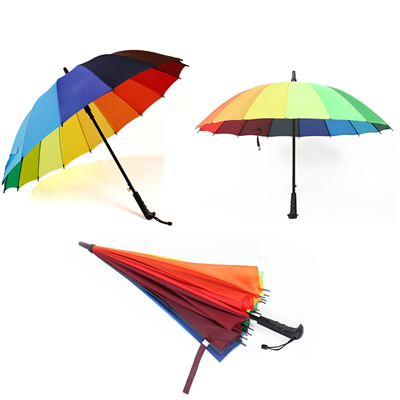 Promotion 16 Panels Rainbow Umbrella