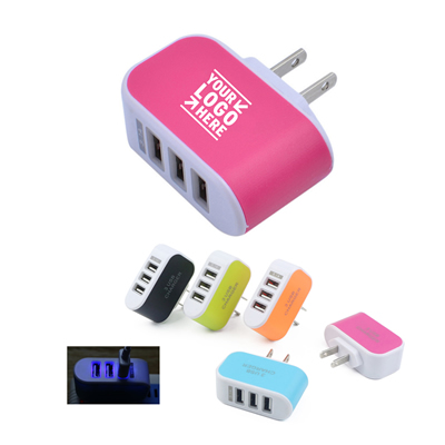 3 USB Port LED Charger