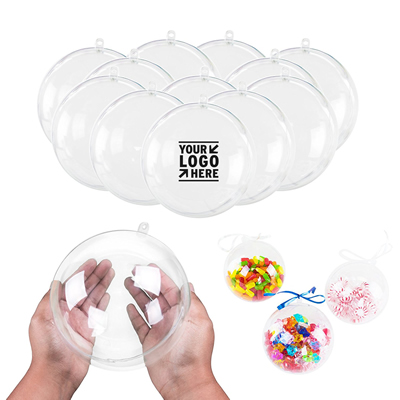 Plastic Transparent Christmas ornaments