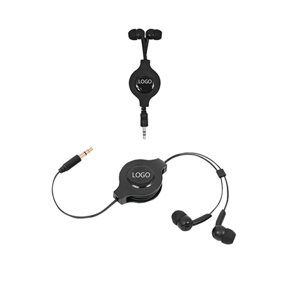 Retractable Stereo Earbuds