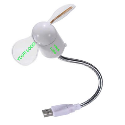 USB MINI LED Light up Message Fan