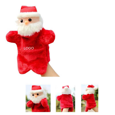 Plush Hand Puppet Doll Toys -Santa Claus