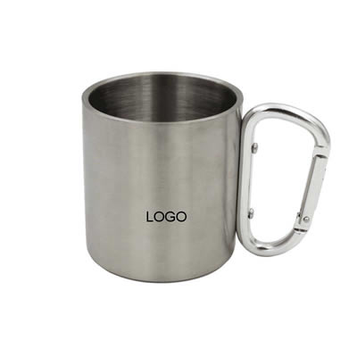 Stainless Steel Carabiner Mug Cup