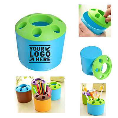 Multifunctional Plastic Pen Holder