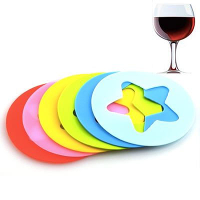 6pcs Silicone Wine Glass Cup Party Identifer Marker